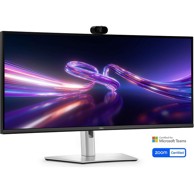 DELL Monitor 34" P3426WEV Curved, WQHD, IPS, USB-C, RJ-45, kamera, 100 Hz